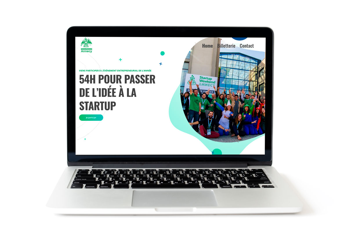 Création du site web des Startup Weekend Annecy