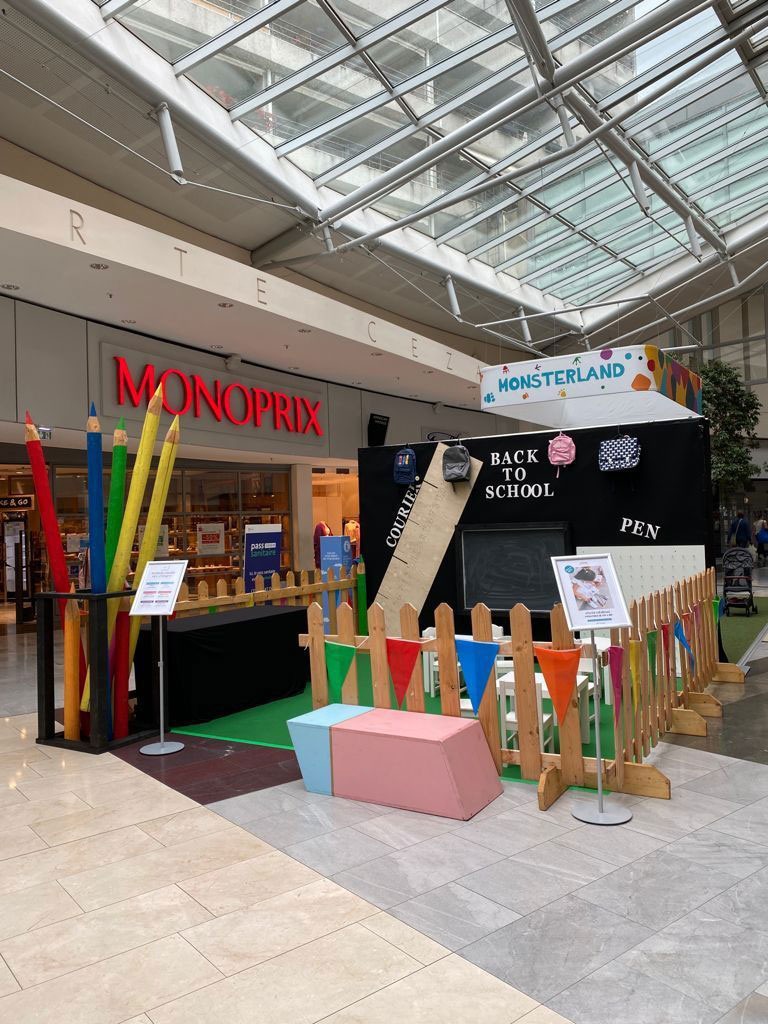 Ateliers pour les enfants - Animations pour la rentrée scolaire 2021 au Centre Commercial Courier à Annecy
