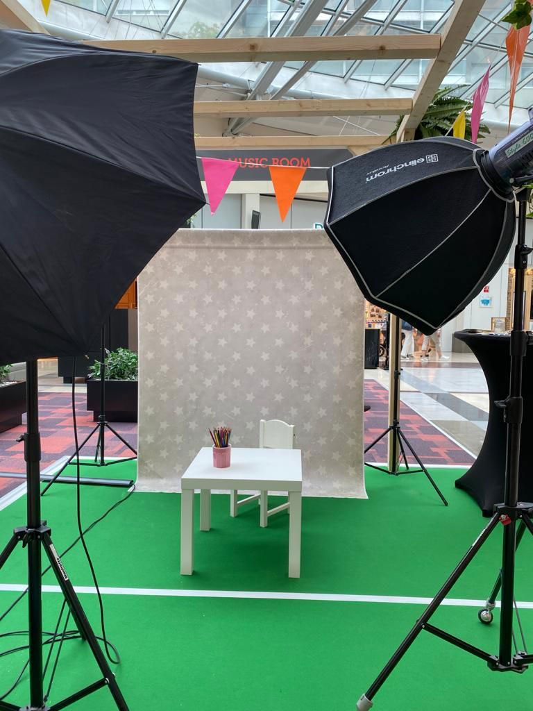 Photographe professionnel - Animations pour la rentrée scolaire 2021 au Centre Commercial Courier à Annecy