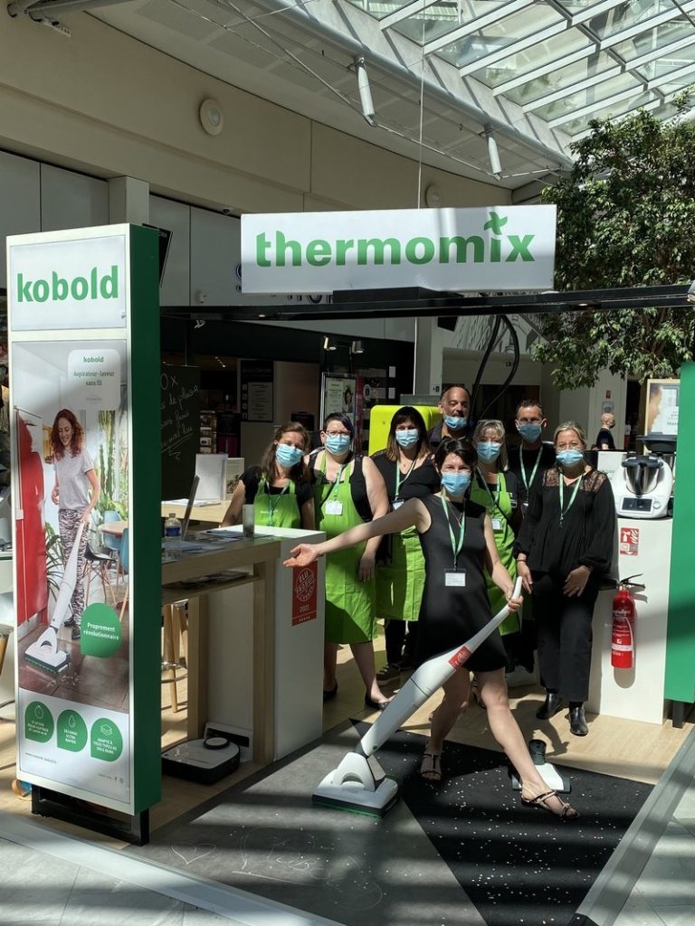 Stand Thermomix et Kobold au Centre Courier Annecy